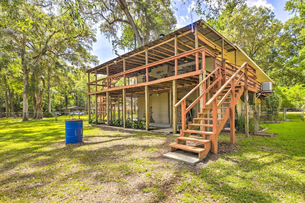 Charming Abode With Dock On The Suwannee River Bell Bagian luar foto